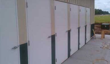 Private Showers on Site
