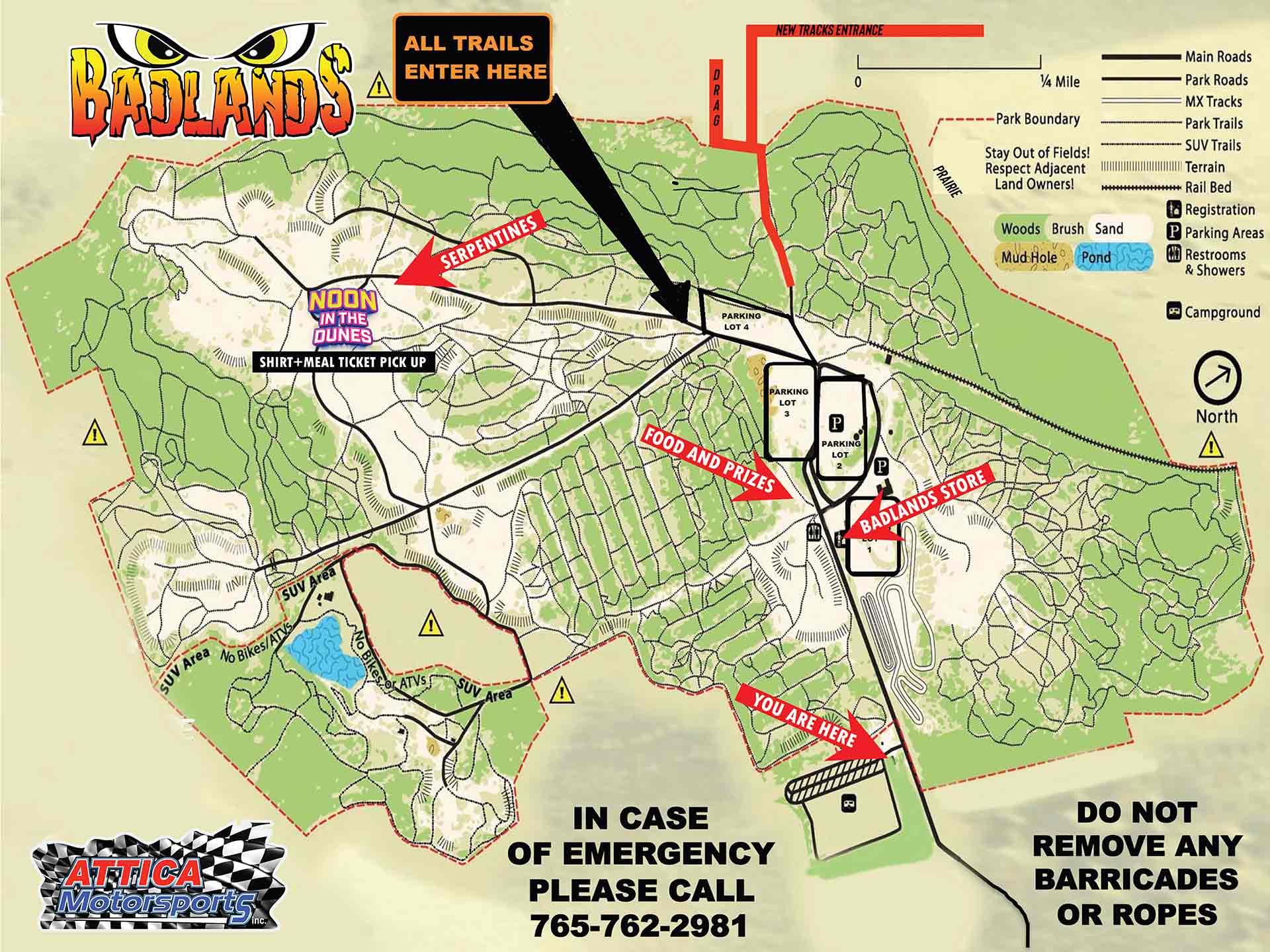 Badlands Off Road Park in Attica, IN