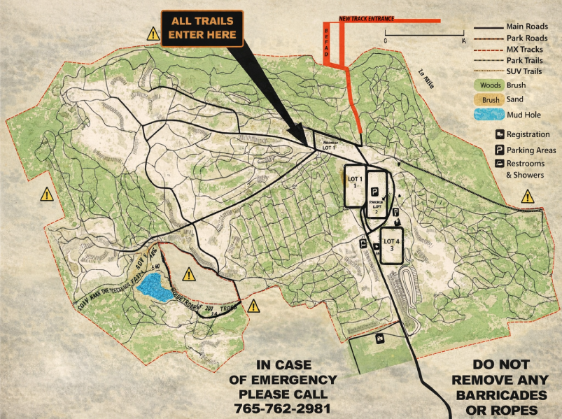 Badlands Off Road Park in Attica, IN
